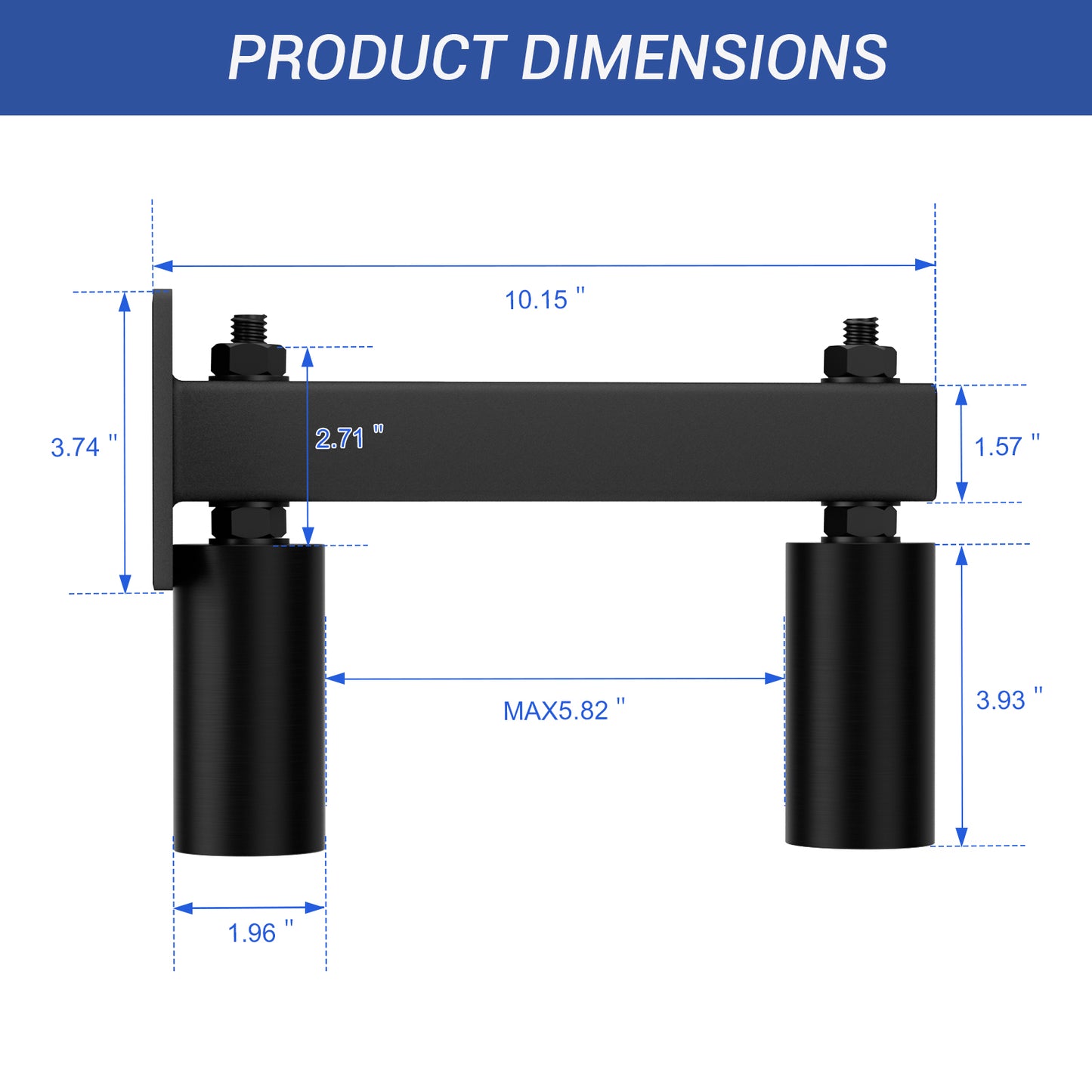 Adjustable Slide Gate Guide Roller,Heavy Duty 3" Thickening Sliding Gate Support Assembly, Iron Gate Guide Wheel Pulley, Adjustable Up to 4" for Sliding Rolling Gates