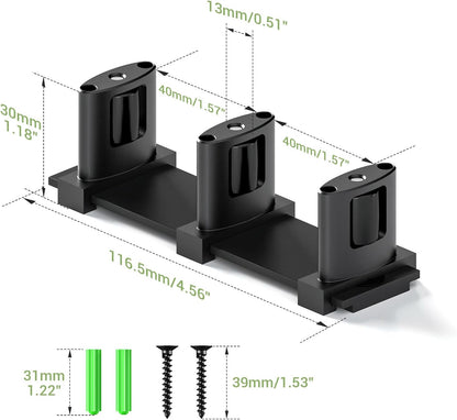 Sliding Closet Door Floor Guide, Bypass Door Floor Guide Adjustable 3-Roller Design Floor Mount Sliding Door Guides, Smoothly and Quietly, Black