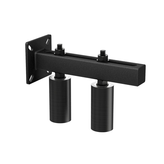 Adjustable Slide Gate Guide Roller,Heavy Duty 4" Thickening Sliding Gate Support Assembly, Iron Gate Guide Wheel Pulley, Adjustable Up to 5.7" for Sliding Rolling Gates