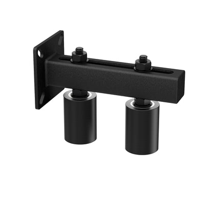 Adjustable Slide Gate Guide Roller,Heavy Duty 4" Thickening Sliding Gate Support Assembly, Iron Gate Guide Wheel Pulley, Adjustable Up to 5.7" for Sliding Rolling Gates