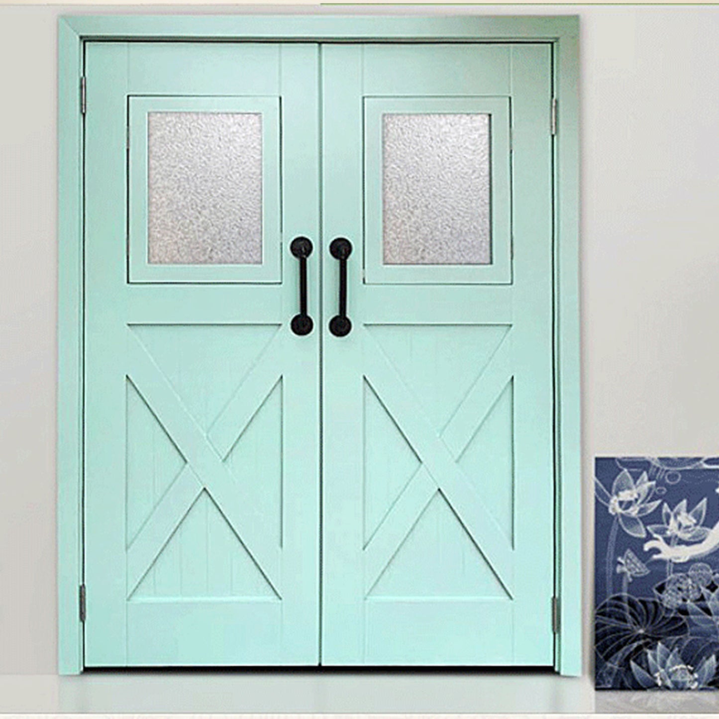 9.6" Pipe Barn Door Pull Handle Black Rustic Industrial Grab Bar, Sliding Door Barn Handles, Towel Bar, Handrail and Pulls Handles for Stairs