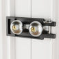 Double Door French Door Locks, Adjustable Childproof French Door Security,Easy Adjustable French Door Locks,Lock Picking,Black